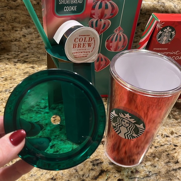 Starbucks Coffee Mug, Tumbler, Cold Brew, Shortbread Cookie Peppermint Cocoa Set - Picture 6 of 11
